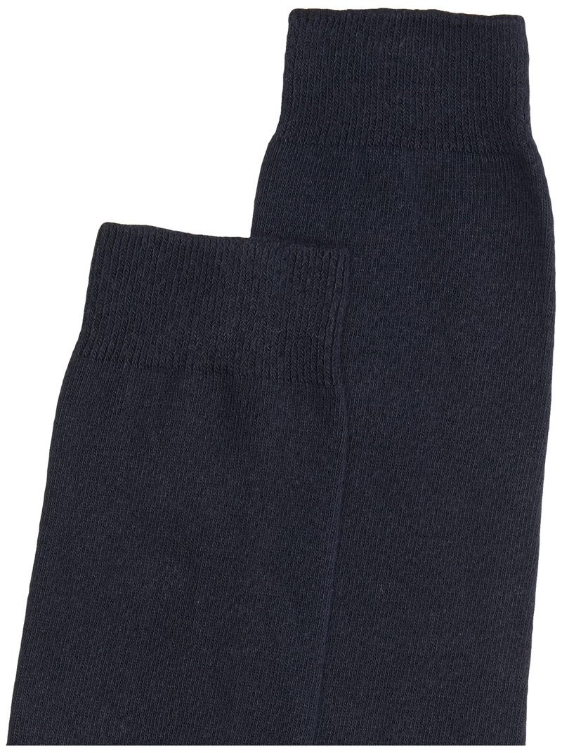 Jefferies Socks Girls 7-16 School Uniform Knee High 3 Pair Pack, Navy, Large (BBMP3875) - Image 2
